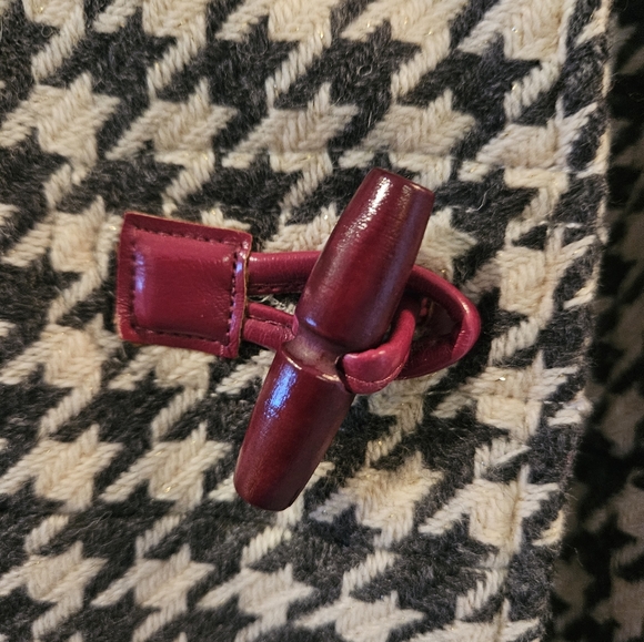 NWOT NESS OF SCOTLAND charcoal houndstooth custom coat. Size 14 - Picture 8 of 8